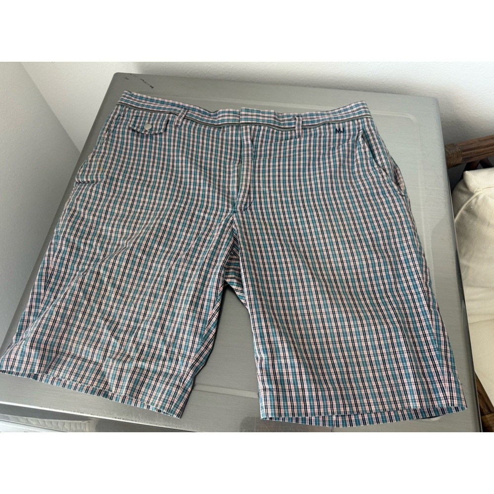 Marc by Marc‎ Jacobs Shorts Mens 36 Blue Plaid Caspian Lightweight Summer